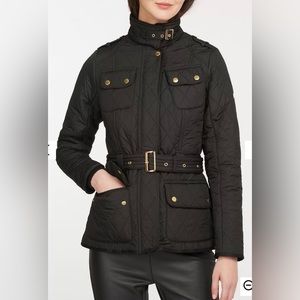 Barbour International Monaco Quilted Jacket in Black